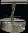 Fjærbelastet Hamburgerpresse - Ø 125mm thumbnail