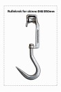 1 stk Rullekrok - for Ø50mm skinne. Rustfritt stål thumbnail