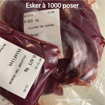 Glatte Vakuumposer - 90my - 30x30cm - 1000stk