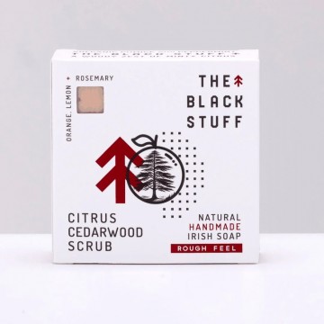 Citrus Cedarwood Scrub – håndlaget såpe med sitrus og sedertre