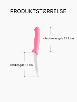 Giesser Partering/Nedskjærings kniv - 13cm - Hot Pink