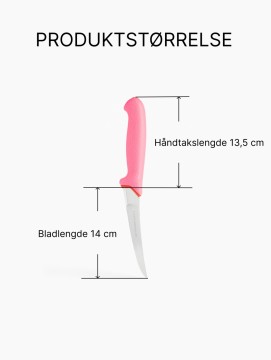 Giesser Premium-line Utbeinings-kniv - 14cm, Hot Pink