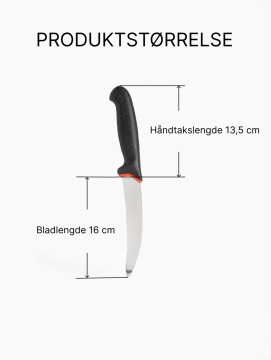 Giesser Kulekniv/rognkniv - Sort